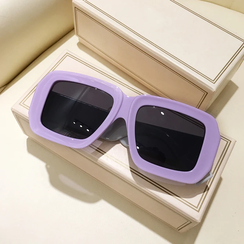 Vintage Pink Big Frame Square Sunglasses Women 2022 Brand Decor Oversized Rectangle Sun Glasses Men Shades Eyewear UV400 Sunnies