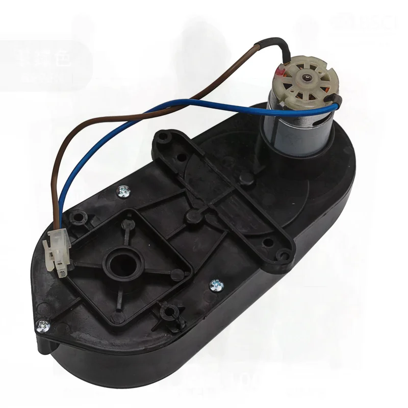 Motor de direção de carro elétrico infantil, 12v 24v, caixa de velocidades rs390, 5000rpm, motor de direção com controle remoto para carro de brinquedo de bebê