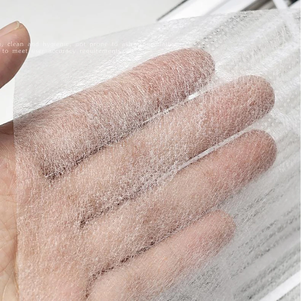 ผ้ากรองเครื่องดูดฝุ่นเล็บสีขาว 100 ชิ้น ผ้าฝ้ายดูดฝุ่นสำหรับเครื่องดูดฝุ่นเล็บแบบไม่ทอ