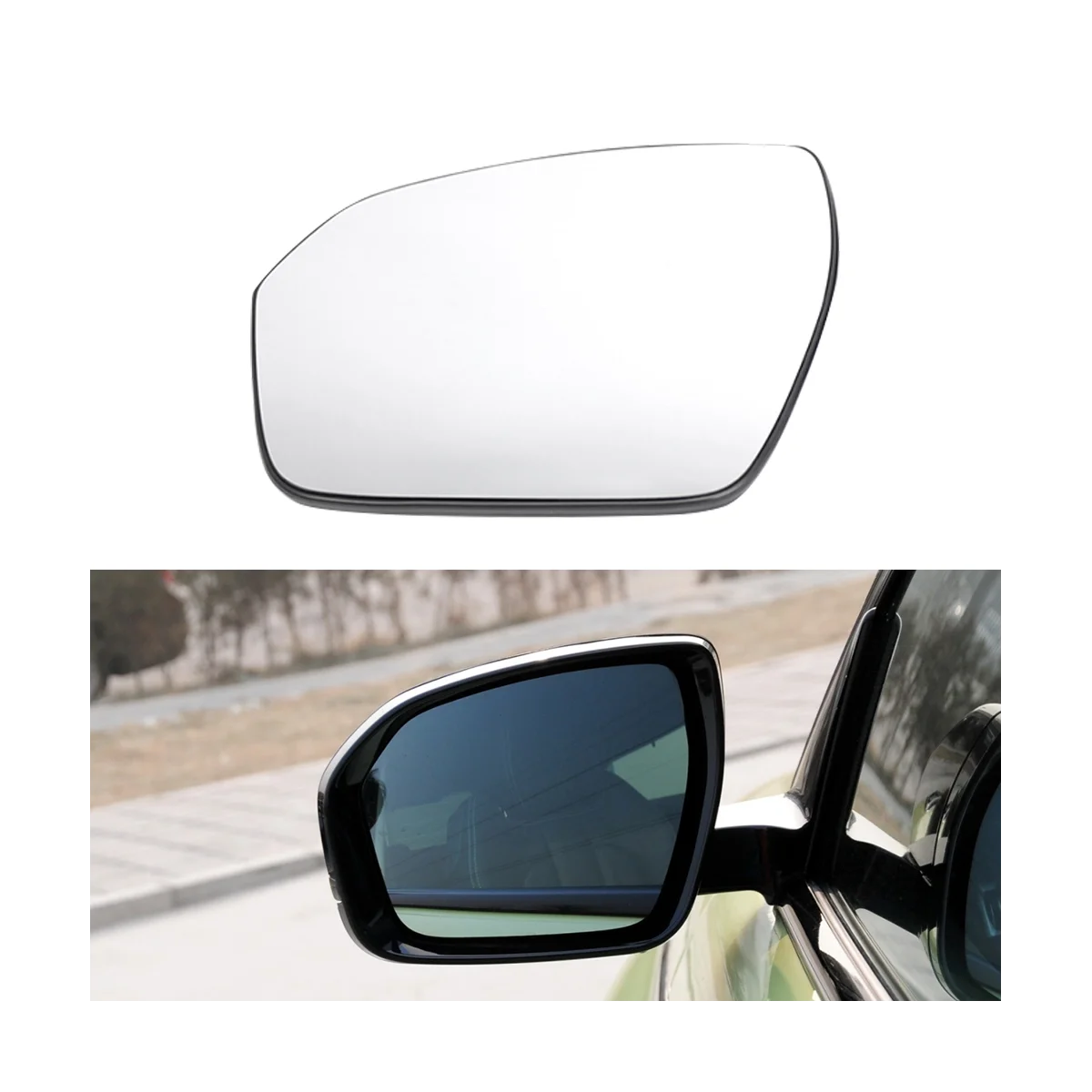 Door Mirror Glass Heated LR025209 LR025225 Fit for Land Rover Range Rover Evoque