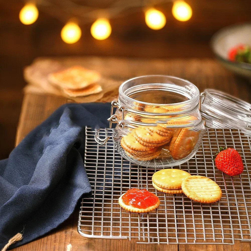 

Baking Preparation 10x15 Inches Baking Mesh Rack Best Cooling Rack For Baking Cake Stand Optimal Airflow Design