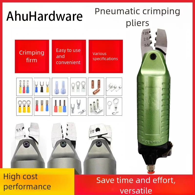 2026 Pneumatic Air Crimping Pliers Nipper Shear Cutter Tools Metal for Wire Connector Terminal Nipper Parts Clamp Body Cut Head