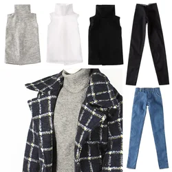 Fashion 60CM Doll Trousers Jeans Cotton Doll Tops Vest T-shirt Fit For Male Doll Pants For 1/3 BJD Doll Clothes Accessories Toys