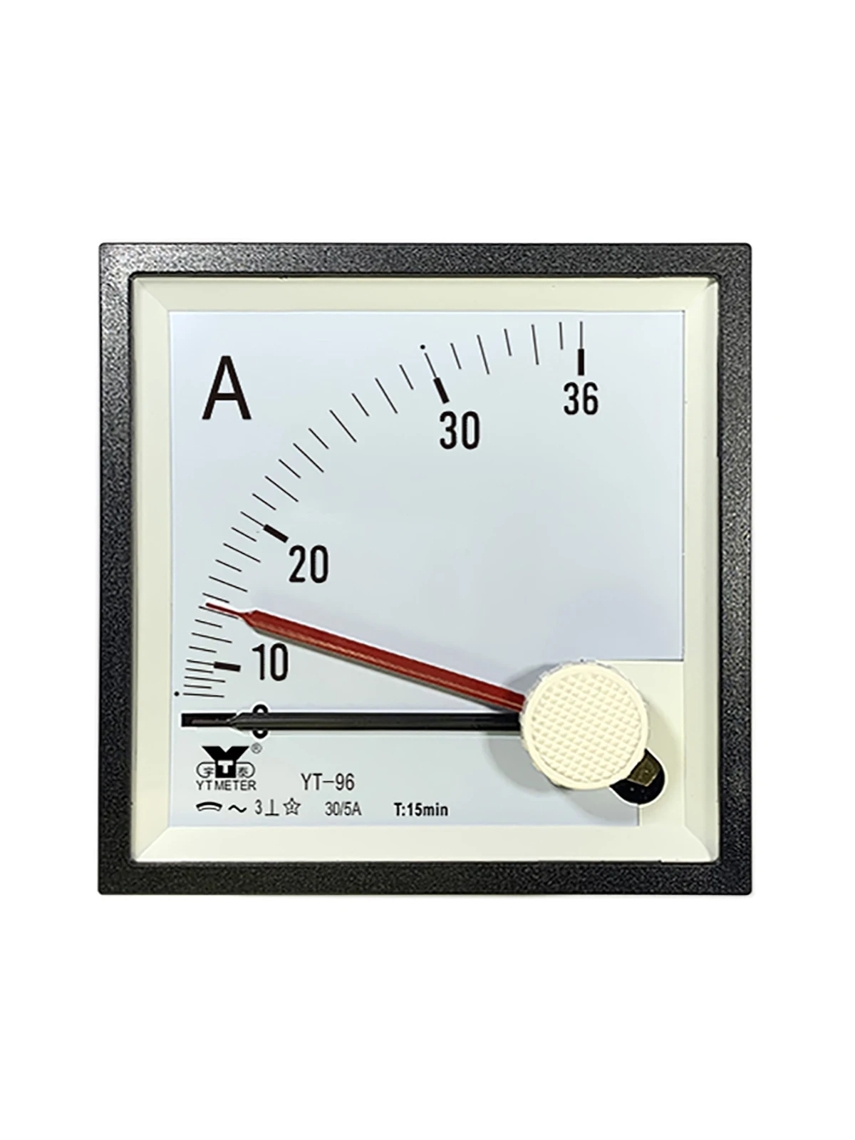 CP96 ثنائي المؤشر التيار المتناوب مقياس التيار الكهربائي الحد الأقصى للطلب هيكل ثنائي المعدن متر الذروة 30/50/100/5AAC