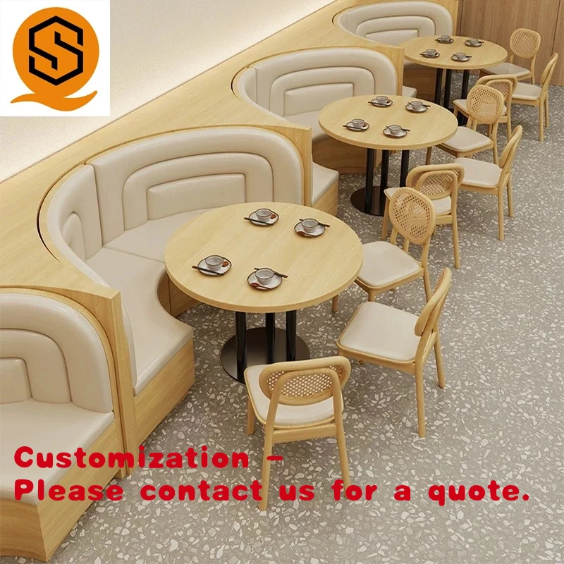 

Customize.Commercial Custom Table and Sofa Items PU Leather Chairs Comfortable Material Products Restaurant Shop