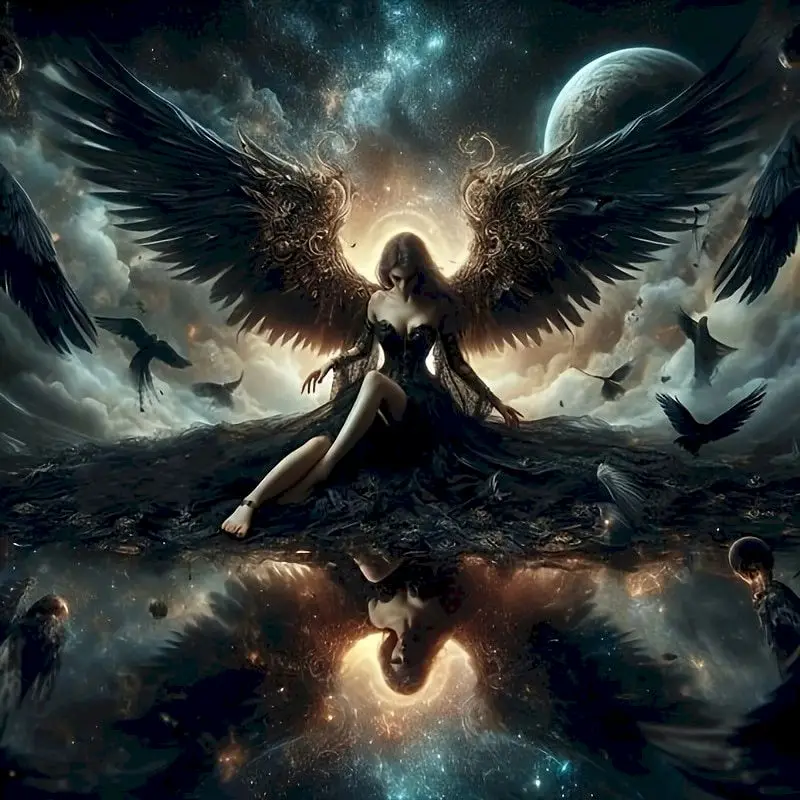 RUOPOTY Angel 5d Diamond Painting Kits For Adults Art Supplies Diamond Embroidery Character  Abstract Home Decor Diy Gift