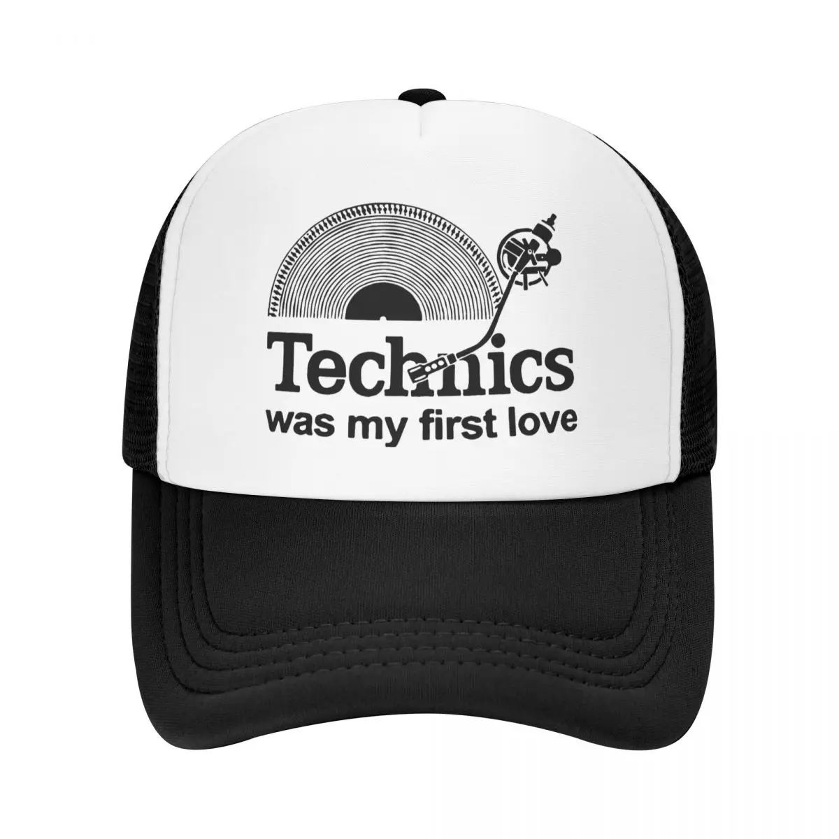 

Technics My First Love сетчатые бейсболки унисекс в стиле хип-хоп, солнцезащитные кепки, регулируемая Зимняя кепка, летние кепки грузовиков