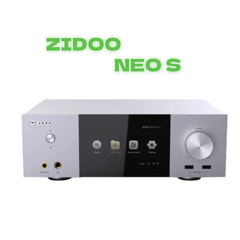 ZIDOO NEO S Digital Player Fever HIFI Music Lossless HD Lossless 4K Blu ray Hard Disk Player