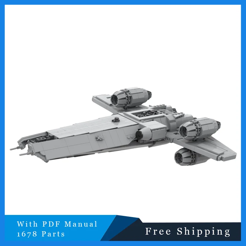 

Строительные блоки серии Star Battle, 1678 шт., средний безворонтный боевой корабль, технология сборки, модель, подарок на день рождения