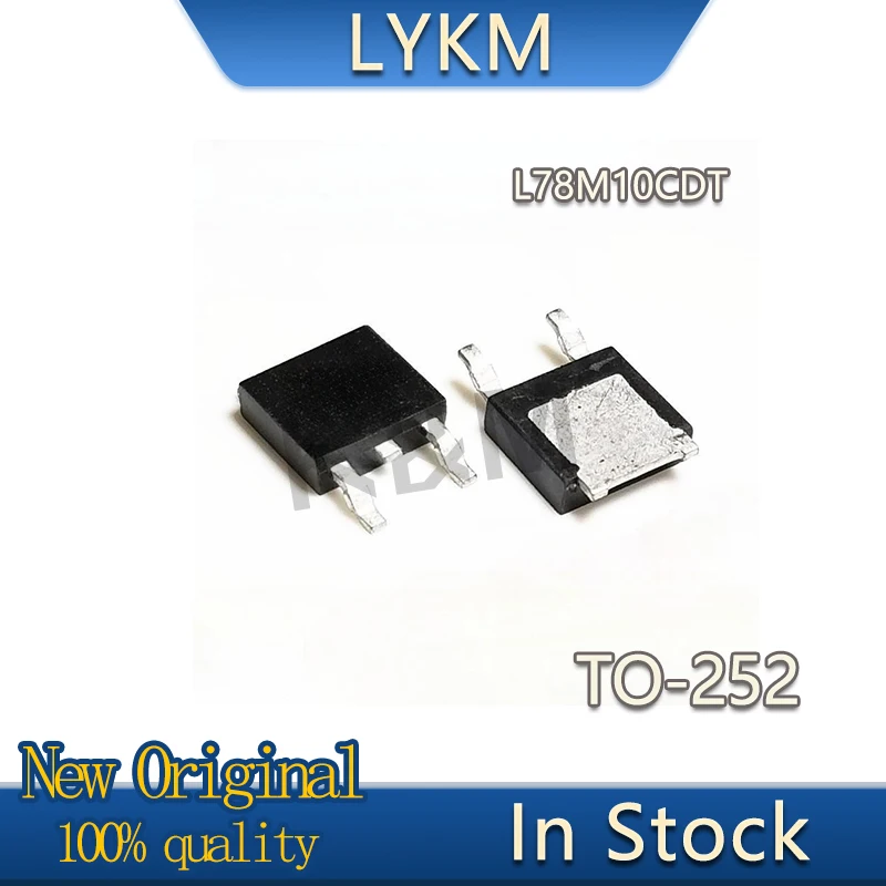 10/PCS New Original L78M10CDT L78M10 78M10 three-terminal regulator 10V patch TO 252 In Stock