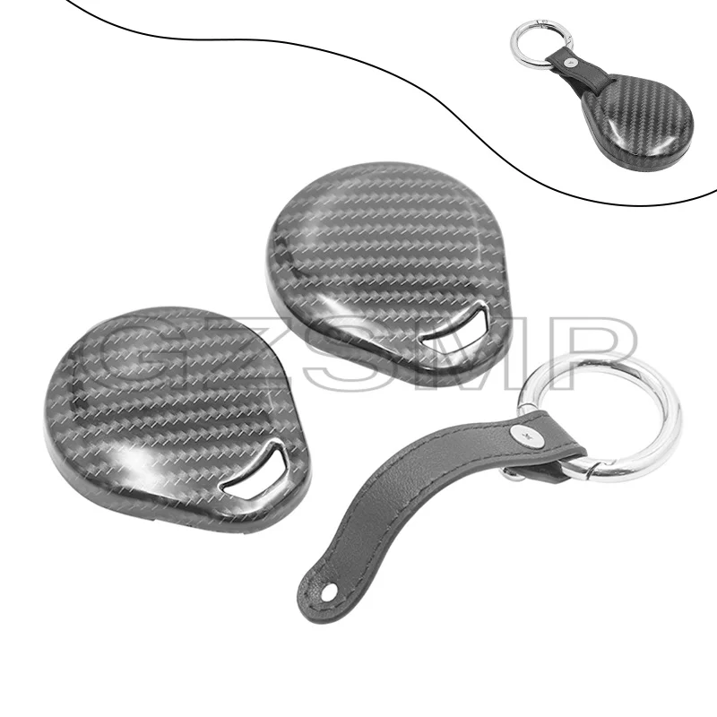 

Motorcycle Key Cover Case Shell Keychain Fit for Harley X48 XL883 1200 2007-2016 Carbon Key Cover Case Accessories