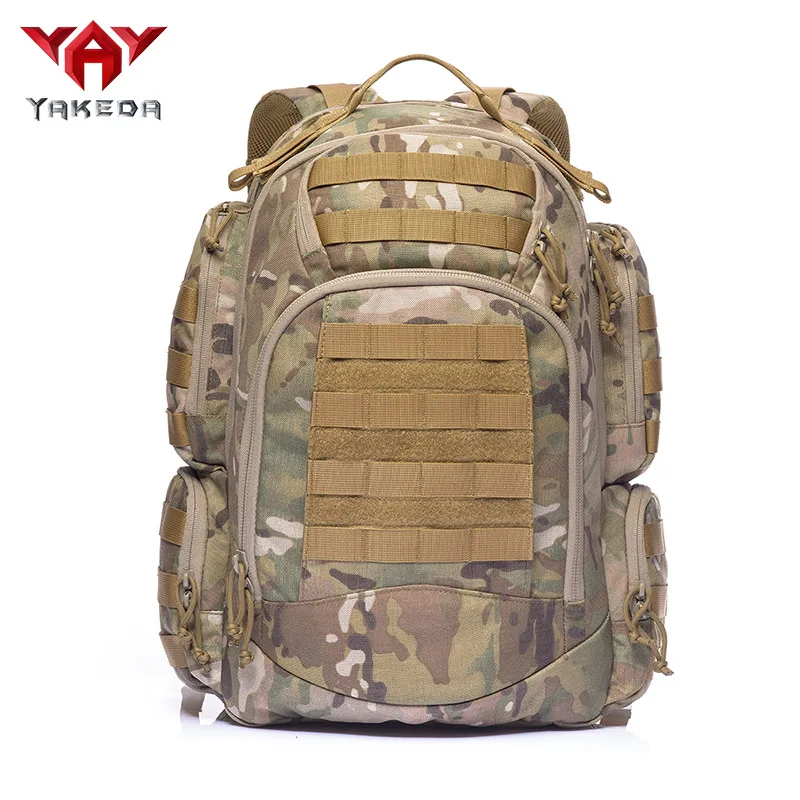 YAKEDA Hunting Bag Camouflage Backpack 1000D Large Capacity Tactical Backpack Assault Bag Camping Bag Outdoor Camping Bag