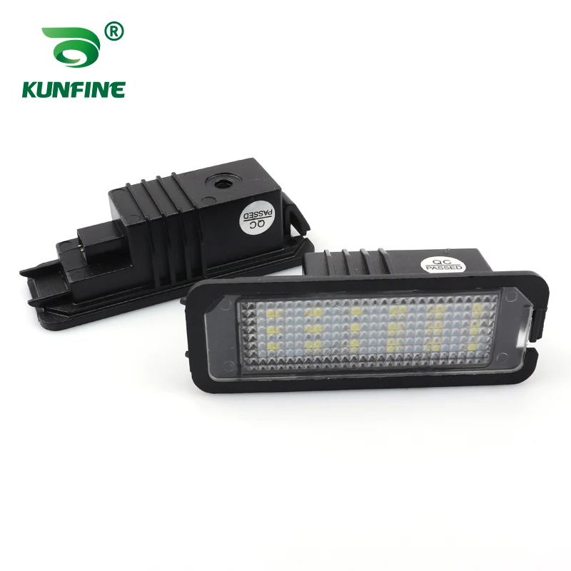 2PCs Car LED Number License Plate Light LED License Lamp For Bentley Continental GT Flying Spur OEM No. 3D0943021A 1J6943021B view 4
