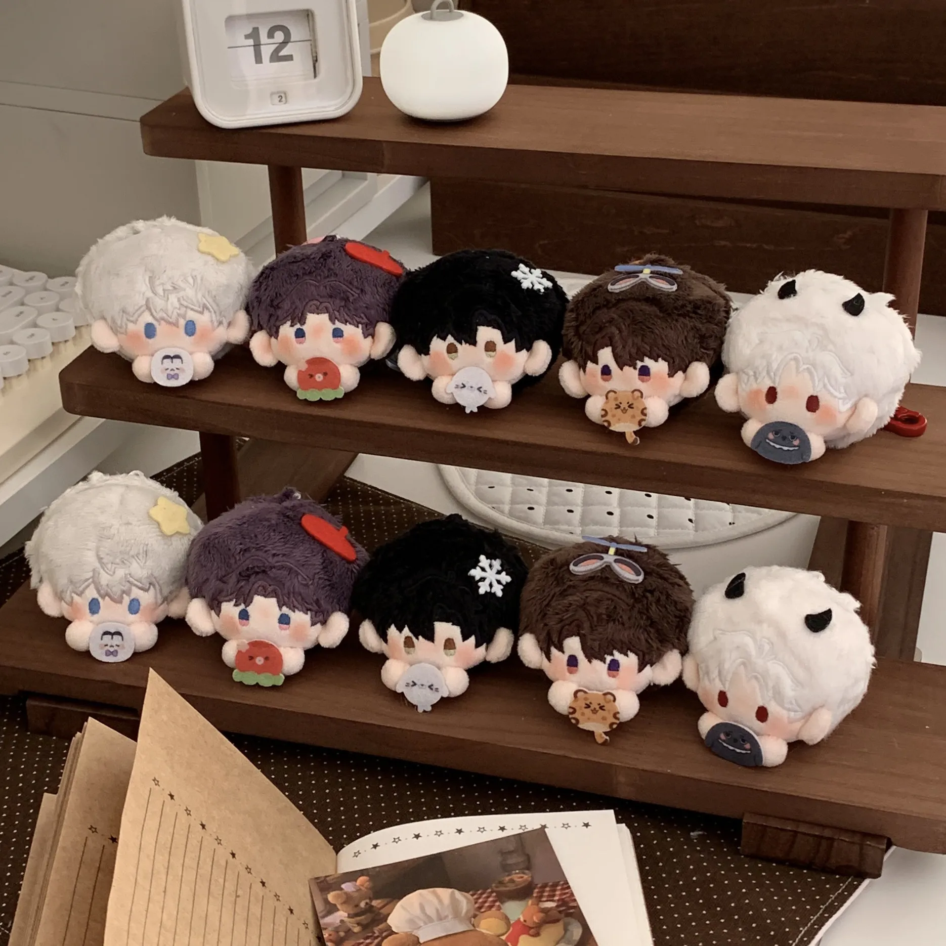 

Оригинальный фанатский плюшевый брелок-кукла Love and Deepspace, 5 см, из хлопка, для сумки, милый аниме-мультяшный шарм для фанатов аниме