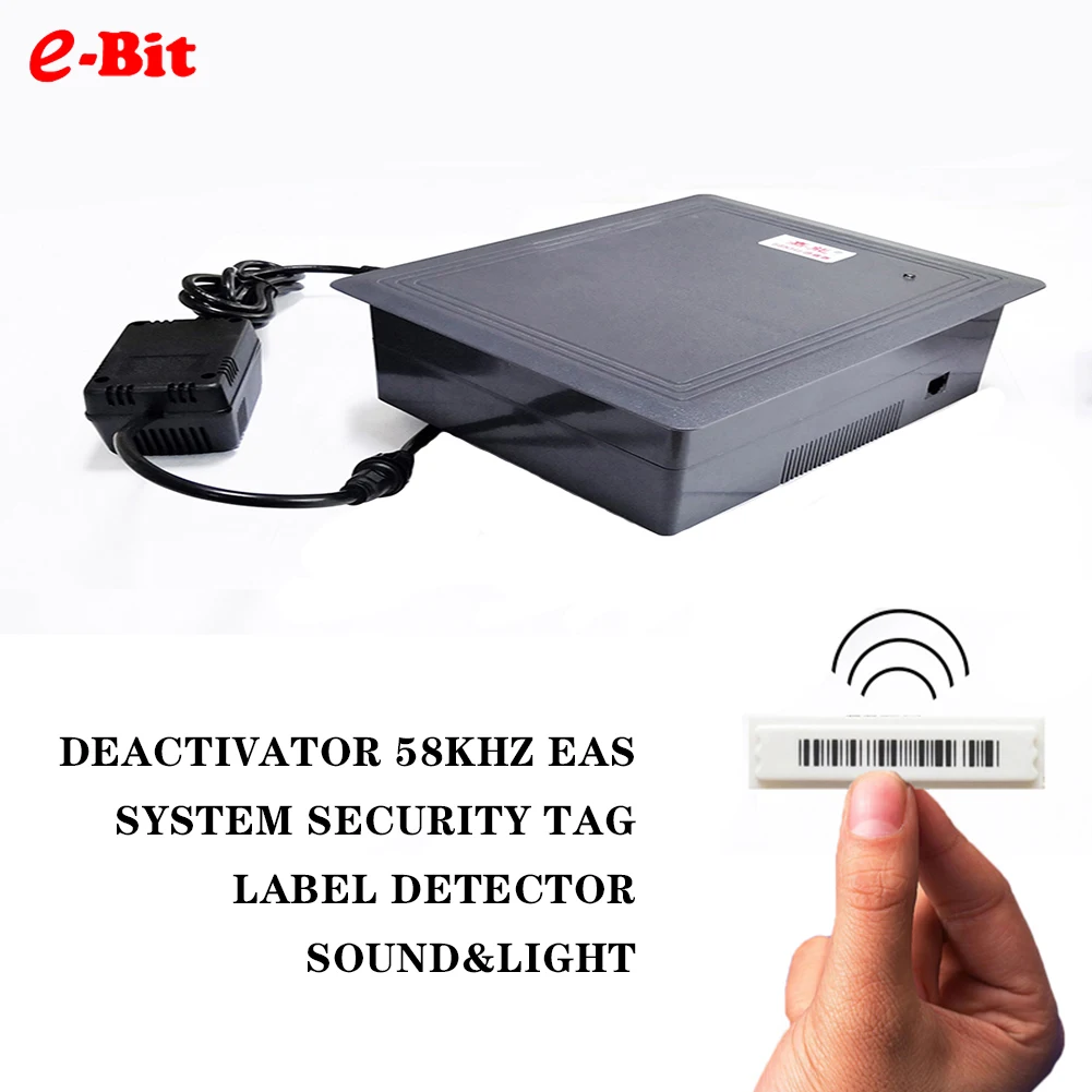 

E-Bit 58 кГц EAS Security AM дезактиватор, демагнитайзер с мягкой этикеткой, оптовая продажа для розничного магазина, супермаркета