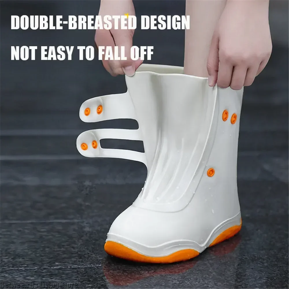 

Rain Shoe Cover Thickened Wear-resistant Waterproof and Non-slip Rain Boots for Men and Women Adult Wear on Rainy Days Student