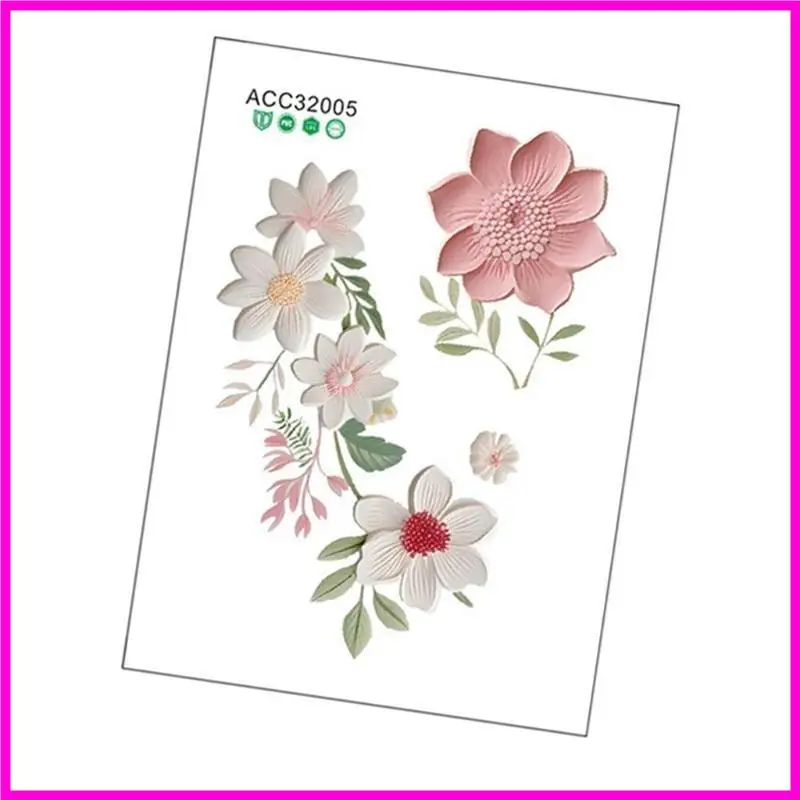 57be Lively Flower Walles Switches Наклейка поднимает наклейку с ПВХ интерьеров