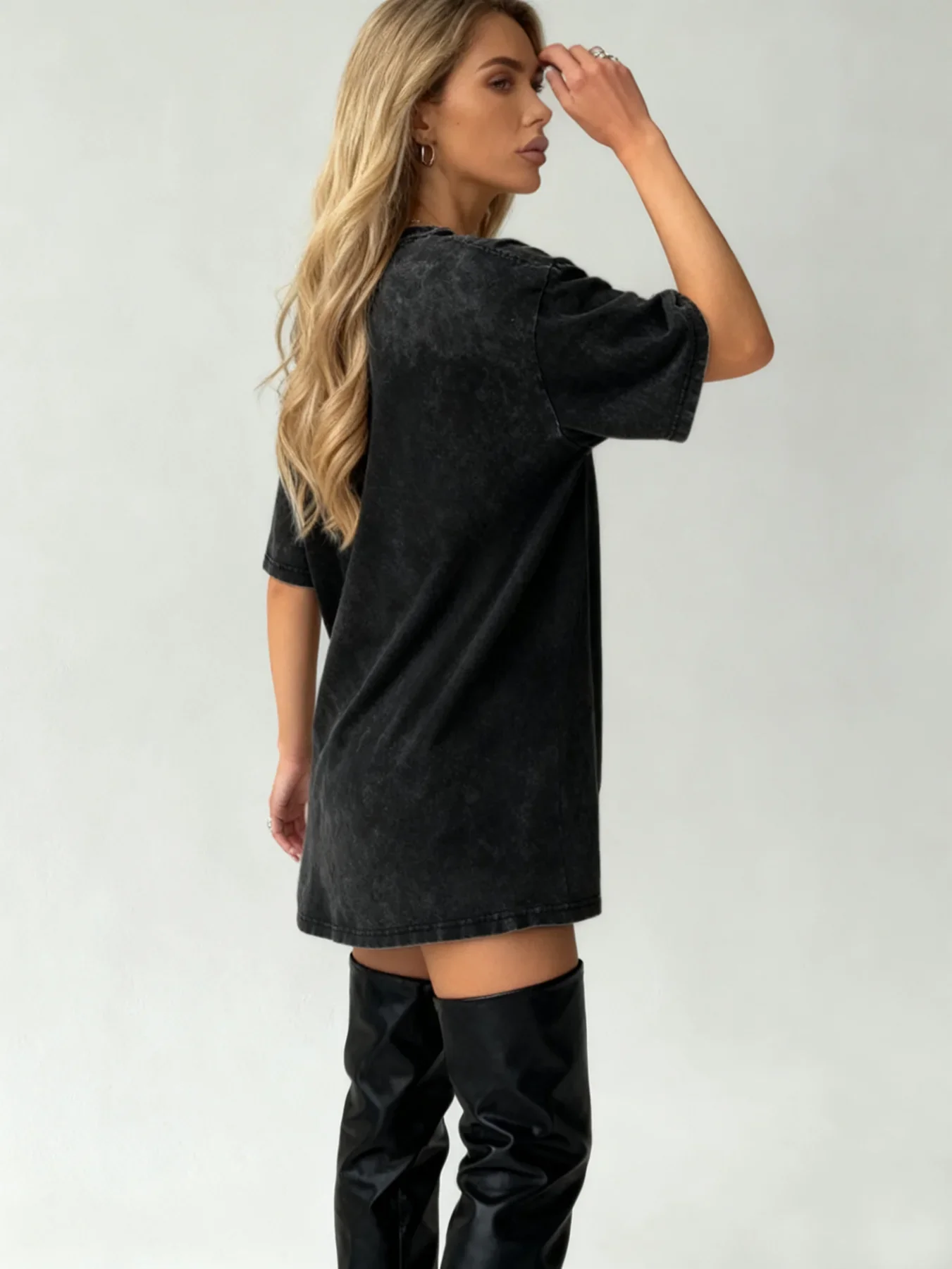 Donna Vintage Nirvana stampa High Street Modello in metallo lavato Y2k Magliette grafiche Streetwear Estetico Top Camicie da donna