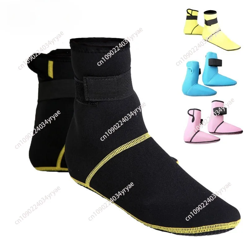 Thickened snorkeling socks side opening non-slip bottom diving socks beach winter swimming equipment floor socks DS-102