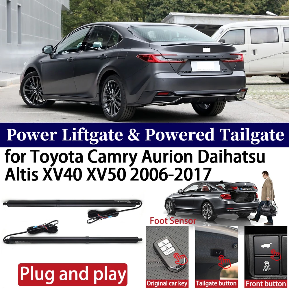 

for Toyota Camry Aurion Daihatsu Altis XV40 XV50 2006-2017 Car Power Liftgate Automatic One-Click Powered Tailgate Strut opener