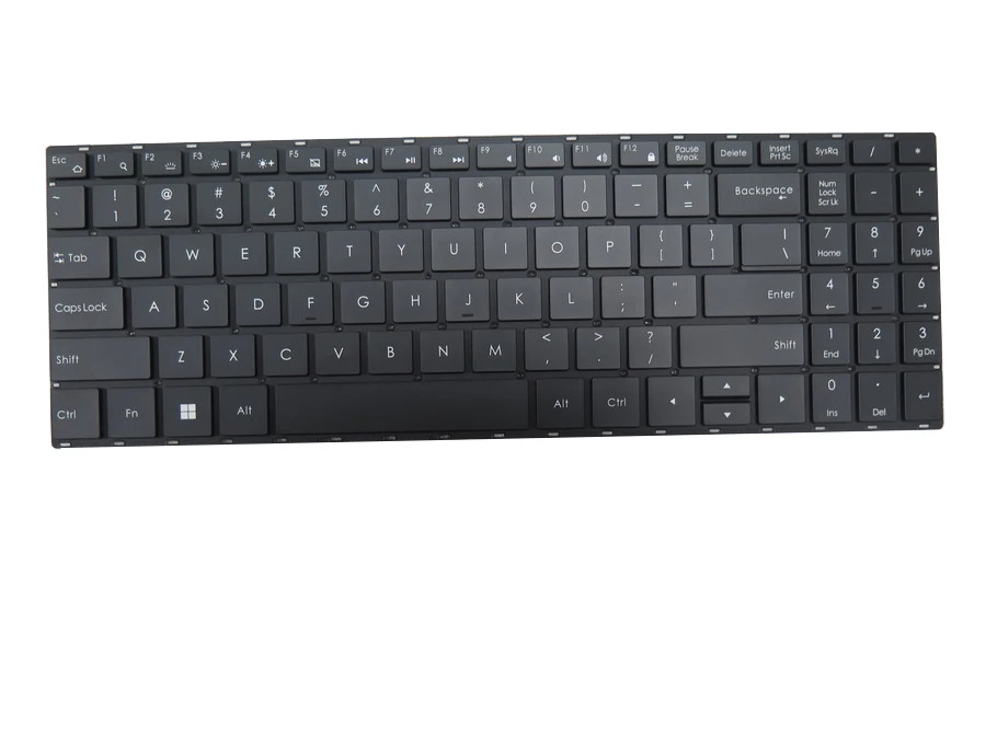Laptop Keyboard MB3331011 United States US/Russian RU/French FR Black With Backlit