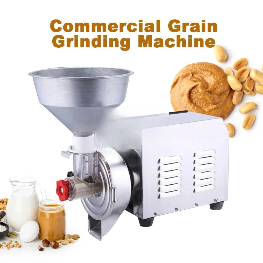 تتجه المنتجات تكرير الفولاذ المقاوم للصدأ ماكينة صنع الزبدة 1400r/دقيقة الكاكاو الجوز الطحينة مطحنة الغروانية