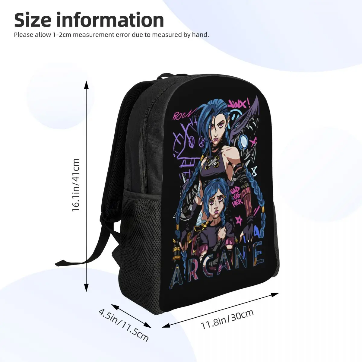 Arcane Jinx Gift For Game Lover Fans Backpack for Kids Girls Boys Lightweight School Bags for Toddlers Preschool