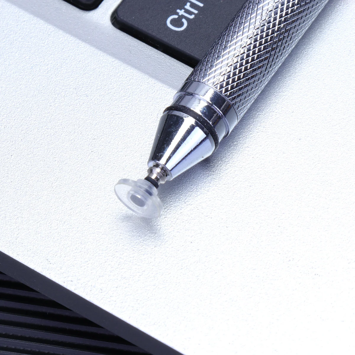 

Double Capacitive Stylus Metal Touch Screen Pen Lightweight Slim for Drawing Games Note Taking Accurate Disc Pink