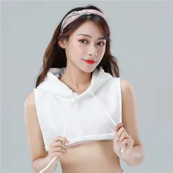 Autumn and Winter New Decorative Korean Edition Sweater Hat Fake Collar
