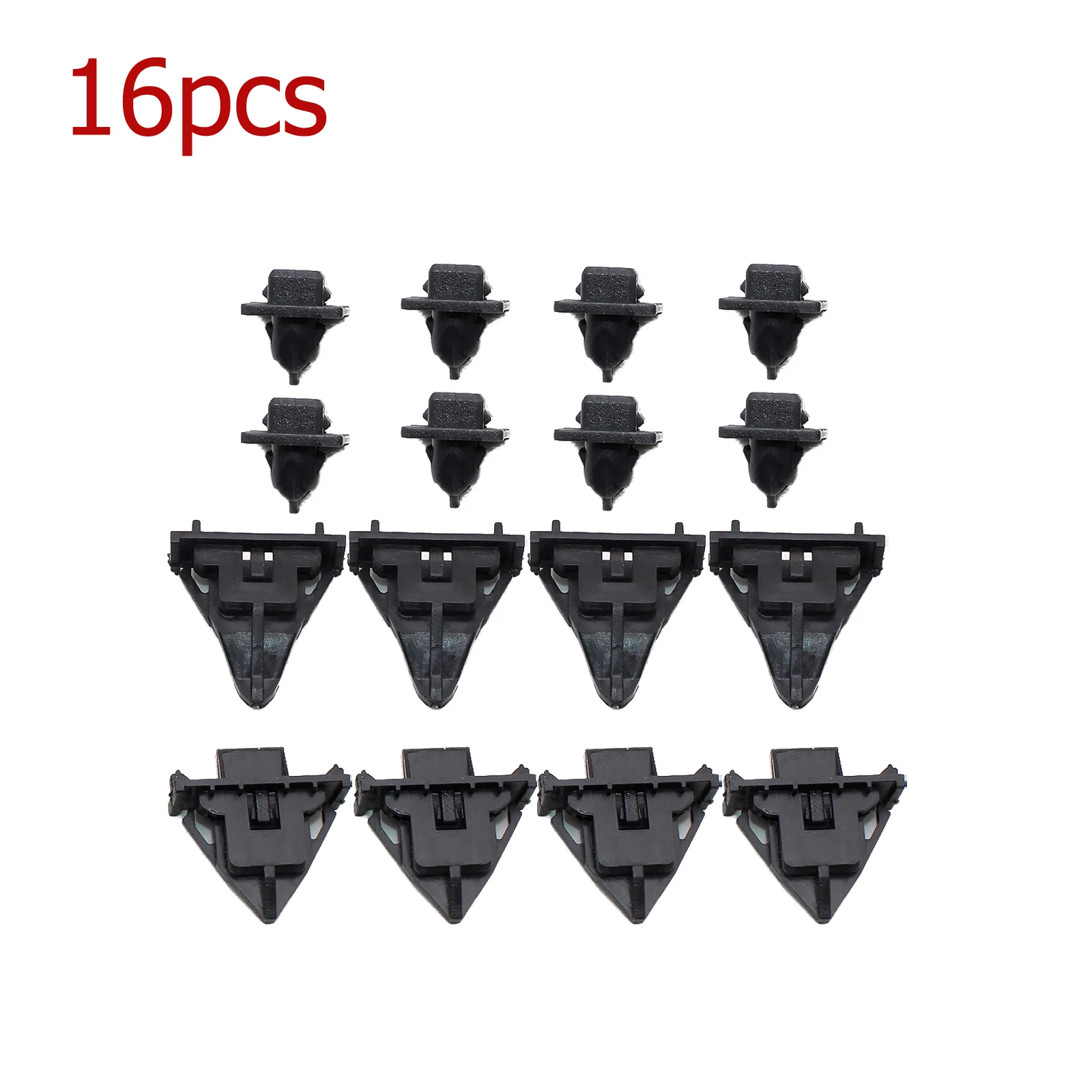 Complete Set Of Sixteen Nylon Clips For Cowl Moulding On For Toyota For FJ Cruiser Models From Year Range Of 2007 To 2014