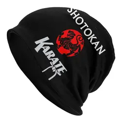 Skullies Beanies Autumn Spring Hats Karate Shotokan Thin Bonnet Hipster Caps Men Women's Earmuffs