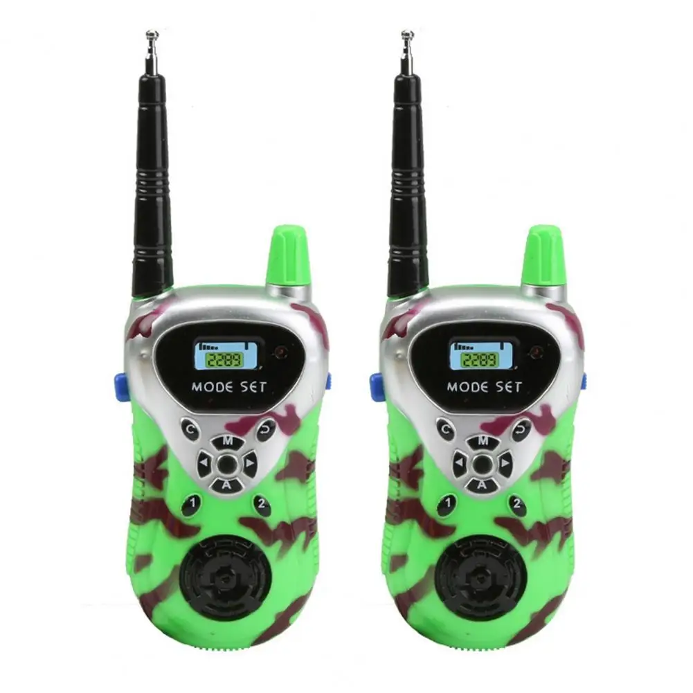 Antena de sinal escalável para crianças, Mini Walkie Talkies, ABS Intercom Toys, Brinquedos inteligentes