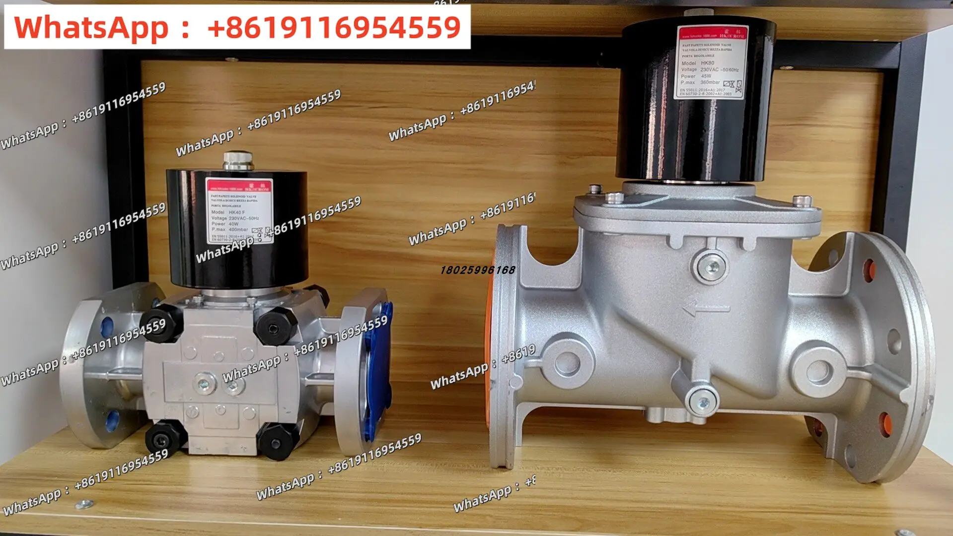 

1pc HK40 DN25, HK32 gas solenoid valve DN40, DN50 natural gas burner solenoid valve DN15 4 points