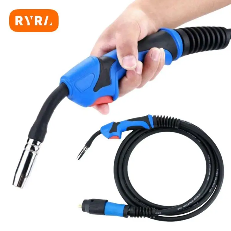 MB 15AK MIG Welding Equipment 3/4 Meters Cable Welding Machine EU Connector CO2 Argon Arch Gas Shielded Welding Tool Accessories