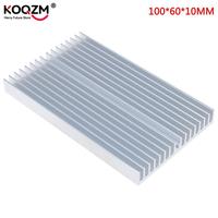 100*60*10mm DIY Cooler Aluminum Heatsink Grille Shape Radiator Heat Sink Chip for IC LED Power Transistor