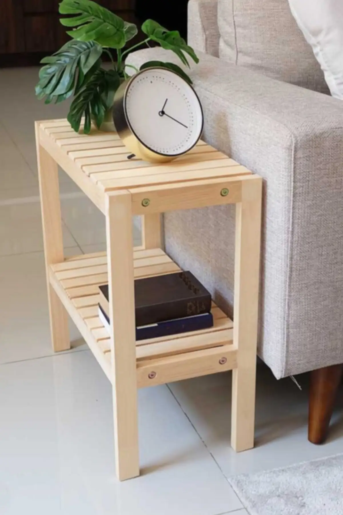 2 shelf Side Coffee Table Multi-Purpose Coffee Table Bathroom And Kitchen Rack Wdn501