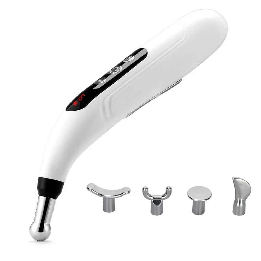 Crystal Deep Tissue Massage Heal Massage Electric Acupuncture Pen Healing Acupuncture Pen Meridian Energy Acupuncture