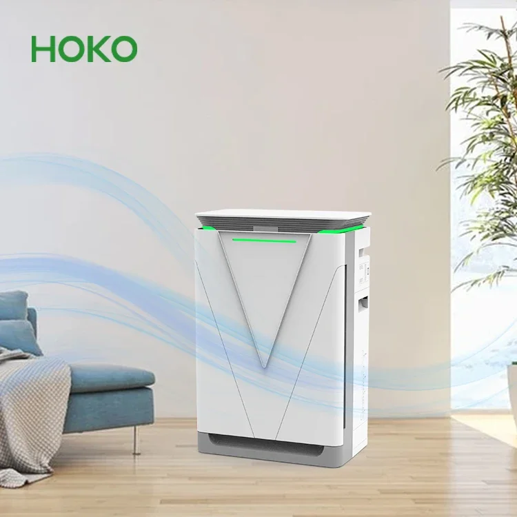 Portable Smart HEPA Air Purifier Humidifier with UV Lamp and Ozone Generator Electric Home Humidity Controller for Household