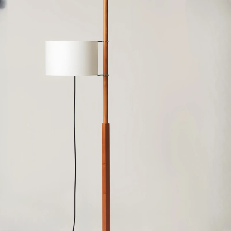 

Walnut wood floor lamp, antique sofa, quiet wind, living room, natural wood wind, adjustable atmosphere lamp