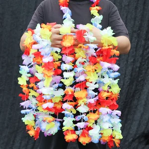 Vòng cổ hoa nhân tạo Hawaii, Aloha Luau, Vòng hoa tiệc theo chủ đề Hawaii, Đám cưới bãi biển, Trang trí sinh nhật, 10 % 6 Bán hàng chính Alohas - №1