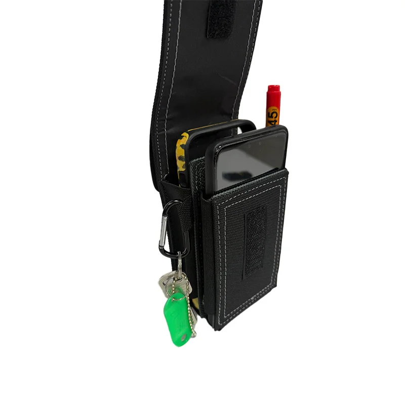 TOOLSTACK Phone Pouch High Quality Tool Accessories Notebook Pencil Storage Bag Washable Durable Multifunctional Waist Toolkit