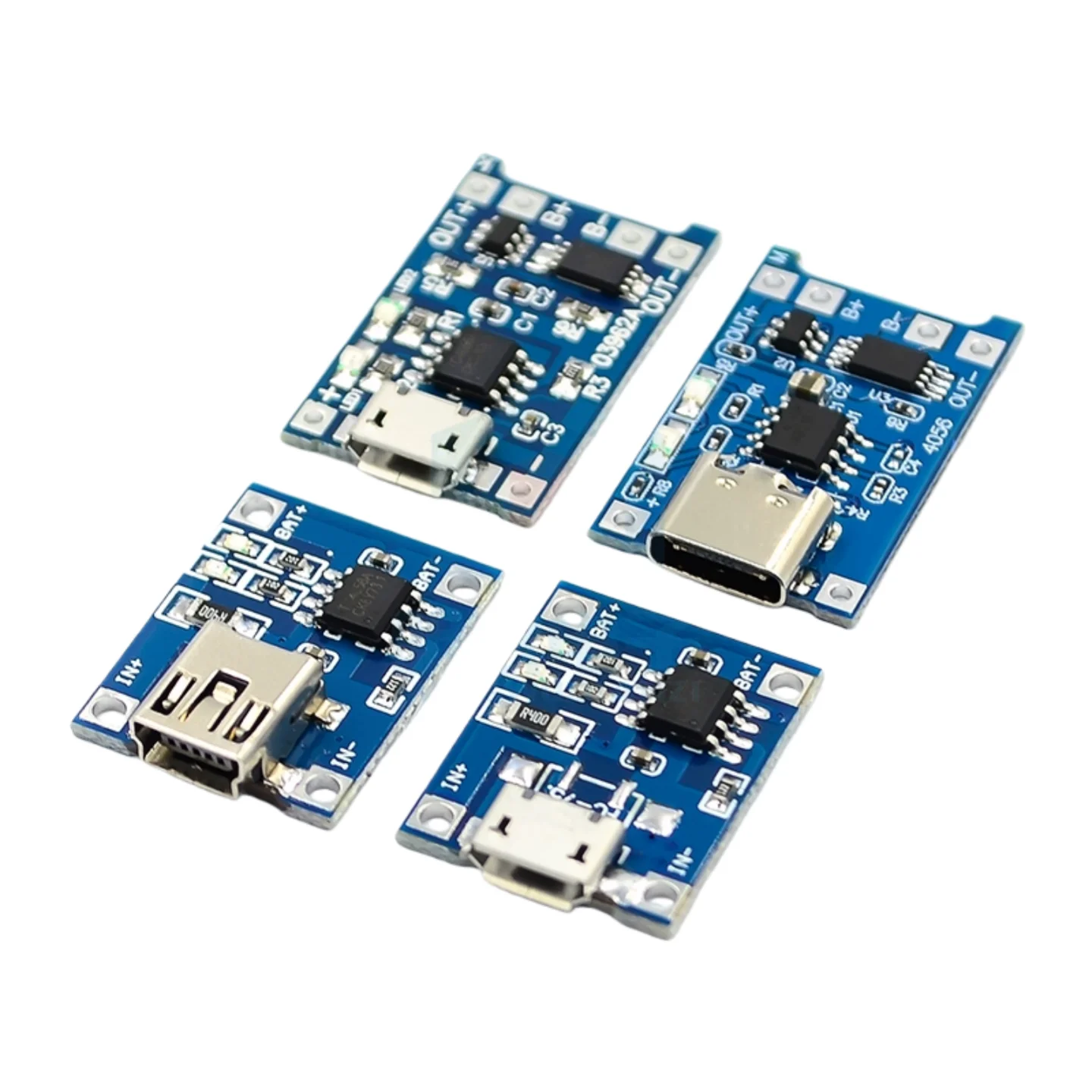 5pcs TP4056 | 18650 lithium battery 3.7V 3.6V 4.2V lithium battery charging board 1A overcharge and over discharge protection