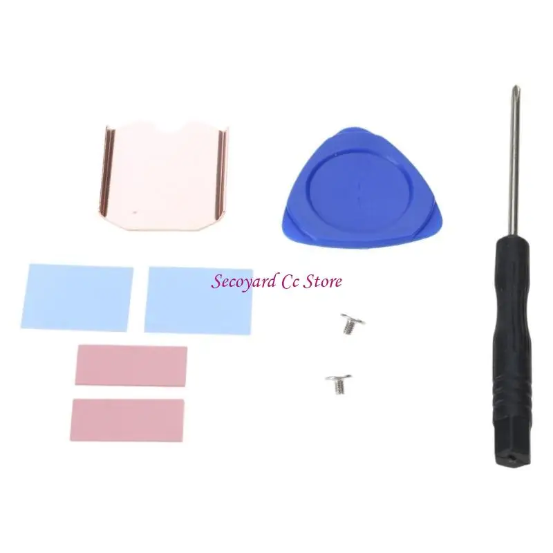 N3UC for Steam-Deck 2230 SN740 Thermal Conductivity Cooler Plate Copper Heatsink Cooling Copper Sheet Thermal Pads