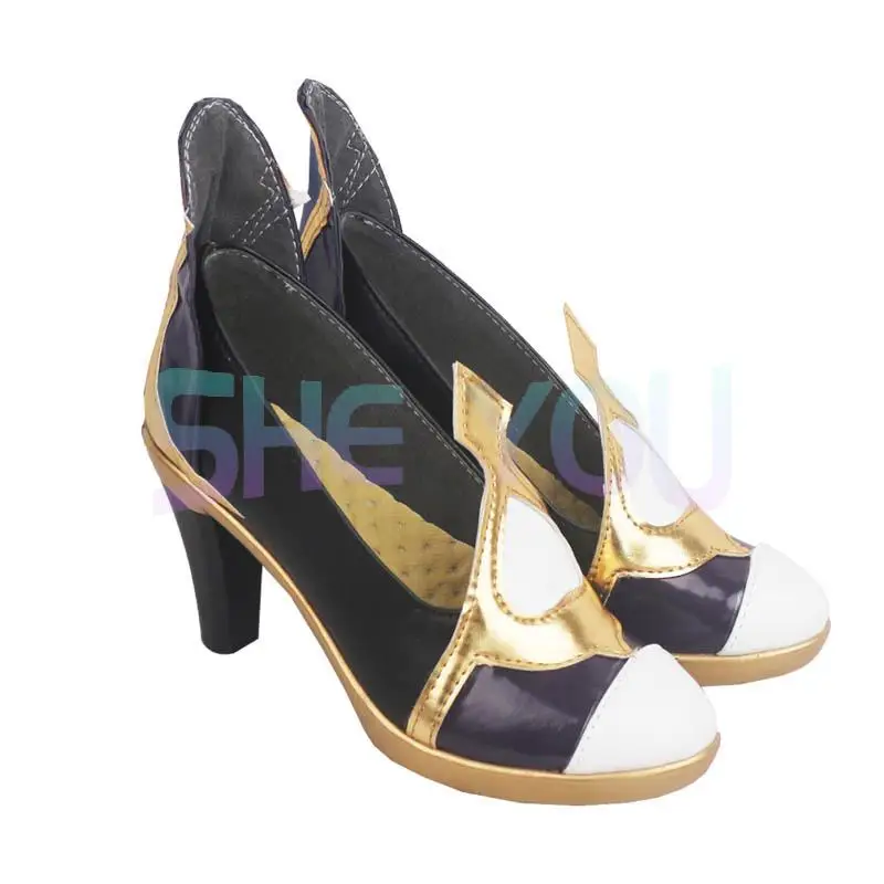 Genshin Liyue Yelan Cosplay Shoes Women Costume Accessories Props