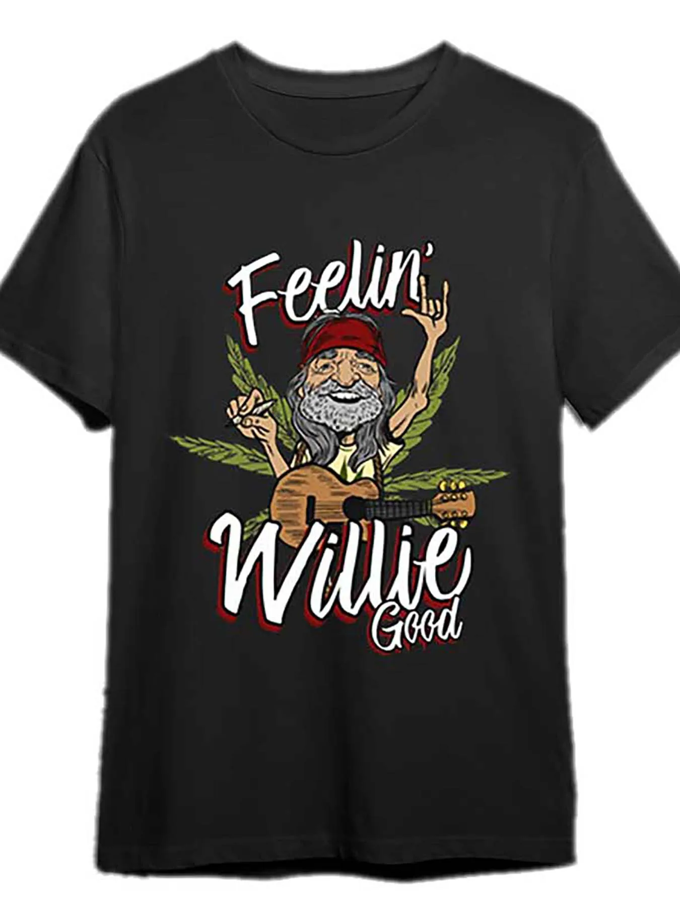 

Подарочная рубашка Willie Feel Great, 340, 533 Fun, мужская футболка с короткими рукавами и принтом, коллекция Black PR