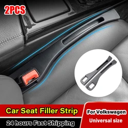 2PCS Car Seat Gap Filler For Volkswagen Polo 6r t6 Tiguan Caddy GOLF Passat cc b6 b7 b8 Scirocco touran noir volante Accessories