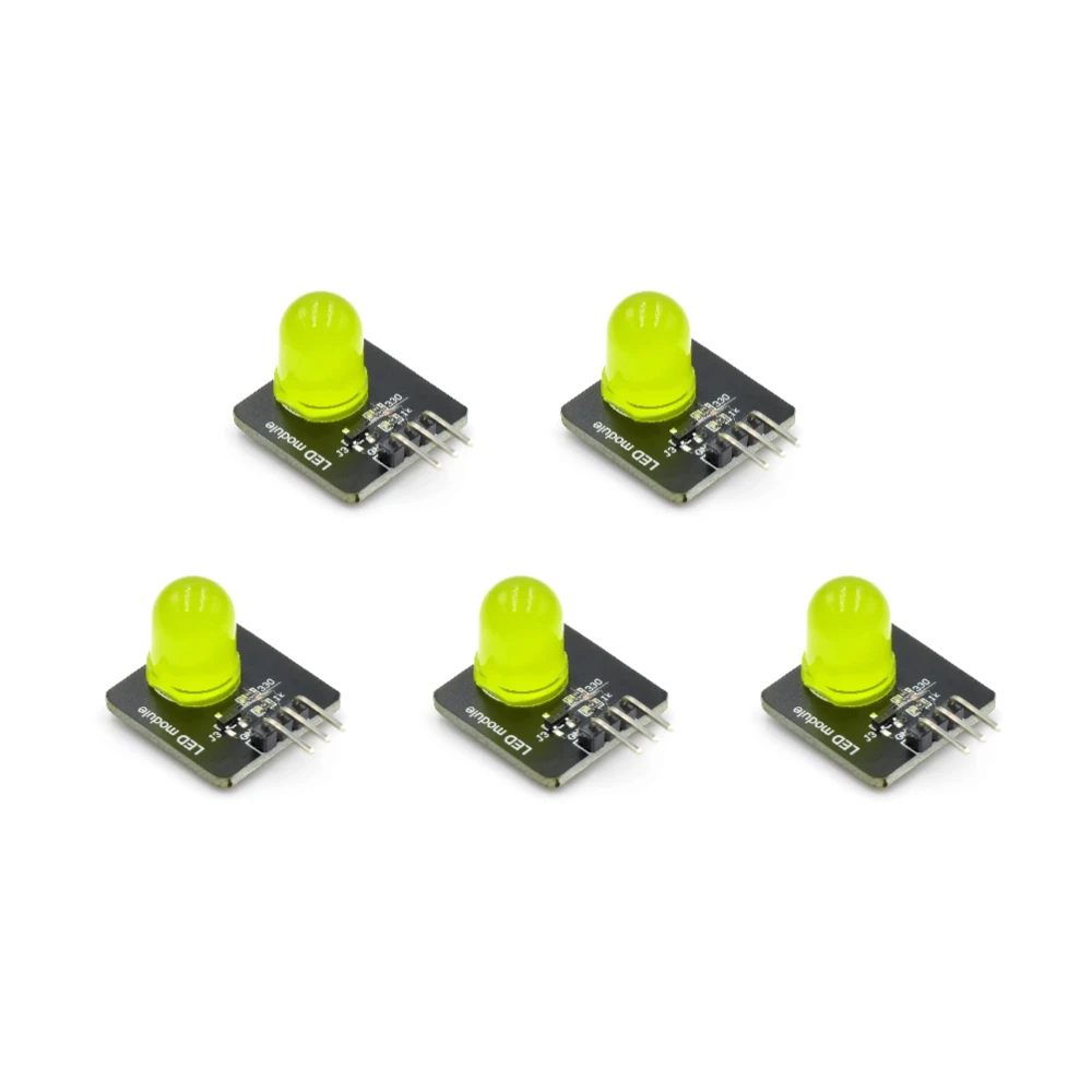 Electronic building block 10mm LED light-emitting module indicator light-emitting tube compatible with for arduino