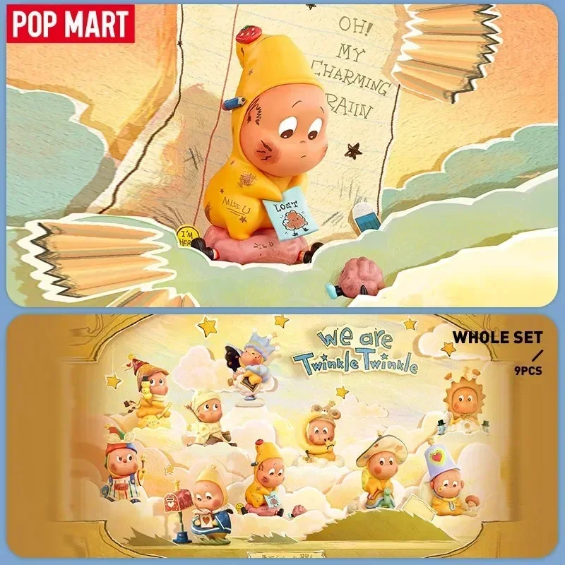 

POP MART We Are Twinkle Twinkle Series слепая коробка аниме фигурка кавайная кукла милые настольные украшения Mystery Box подарок