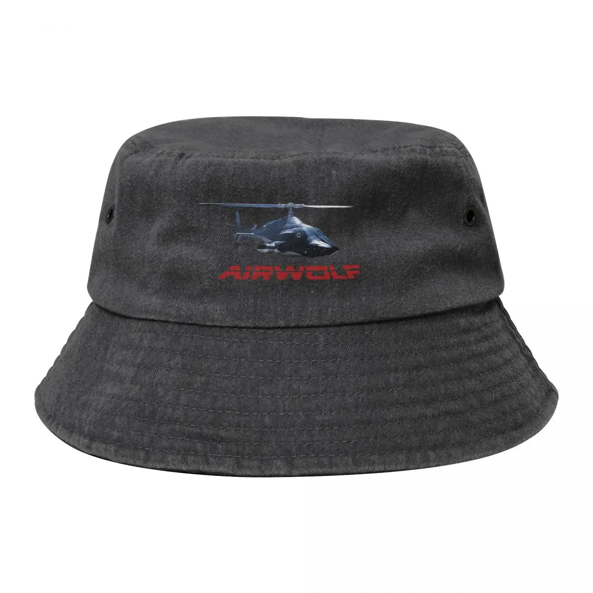 Airwolf Bucket Hat hiking hat New In The Hat Custom Cap Anime Men Caps Women's