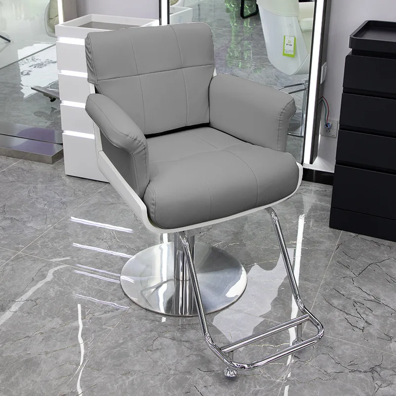 Barbershop chair Hair salon ironing chair high-end hair cutting stool